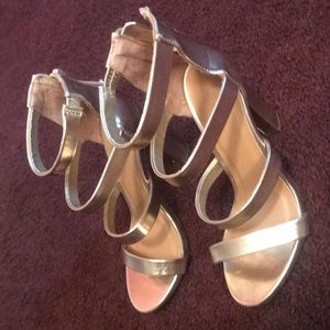 Gold heels